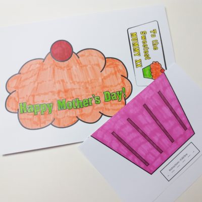 Mother's Day Cupcake Card