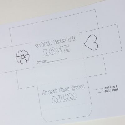 Mother's Day Paper Gift Box